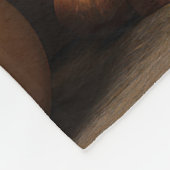 Witch Cat with Pumpkins  フリースブランケット (角)