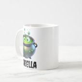 Witch Cauldron Mug Spooky Halloween Cup コーヒーマグカップ (正面左)