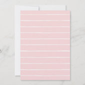 Witch Clothesline Halloween Baby Shower 招待状 (裏面)