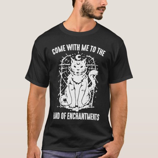 Witch  Come With Me To The Land Of Enchantments  O Tシャツ (正面)