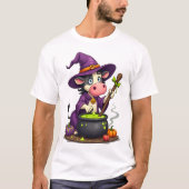 Witch Cow Cauldron Brew Tシャツ (正面)