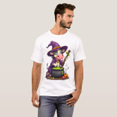 Witch Cow Cauldron Brew Tシャツ (正面フル)
