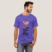 Witch Don’t Ruffle My Feathers Halloween Flamingo Tシャツ (正面フル)