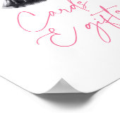 Witch Halloween Baby Shower Cards and Gifts ポスター (角)