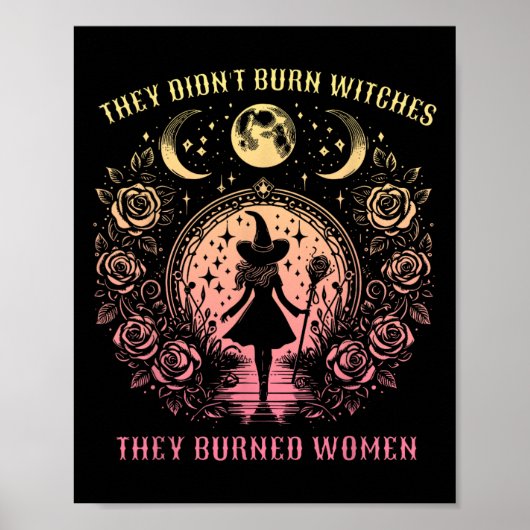 Witch Halloween They Didn't Burn Witches They Burn ポスター (正面)