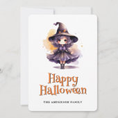 Witch Happy Halloween Card シーズンカード (正面)