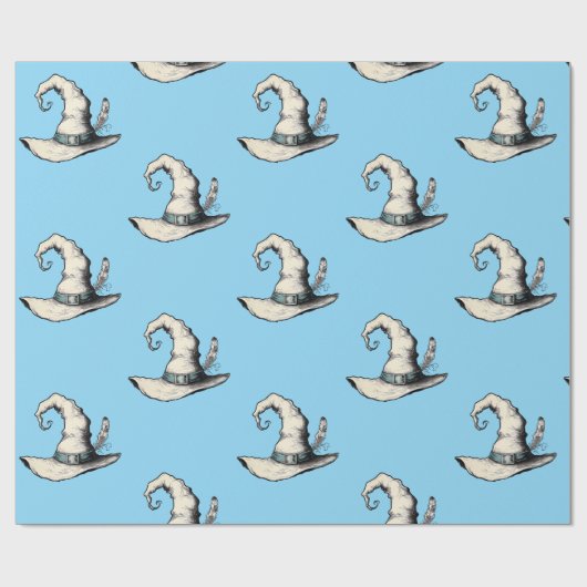 Witch Hat Blue ラッピングペーパー (フラット)