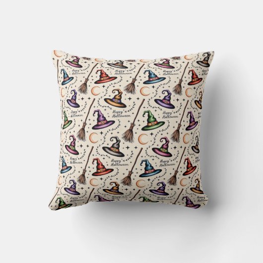 Witch Hat Throw Pillow クッション (裏面)