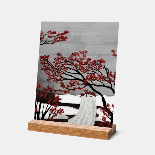 Witch Hazel Ghost アクリルサイン (傾斜)