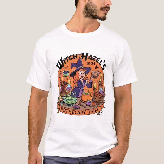 Witch Hazel's Apothecary 1954 apothecary Tシャツ (正面)