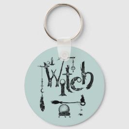 Witch Illustrative旧世界自然 キーホルダー