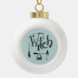Witch Illustrative旧世界自然 セラミックボールオーナメント