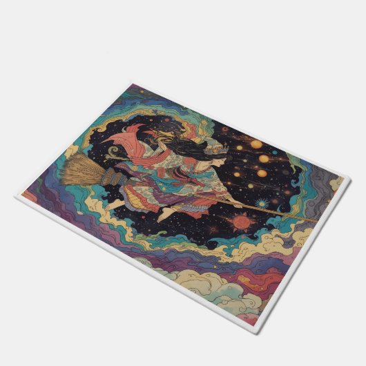 witch mat ドアマット (アングル)