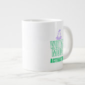 WITCH MODE ACTIVATED – Neon Halloween Mug ジャンボコーヒーマグカップ (正面右)