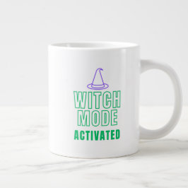WITCH MODE ACTIVATED – Neon Halloween Mug ジャンボコーヒーマグカップ
