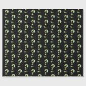 Witch Mona Lisa Halloween Full Moon ラッピングペーパー (フラット)