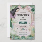 Witch Musical Birthday Invitation Magical Canva 招待状 (正面)