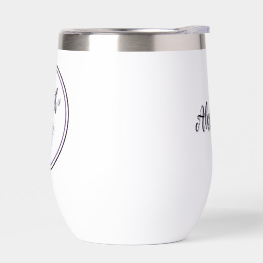 Witch Personalized Halloween Black Purple (左面)