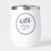 Witch Personalized Halloween Black Purple (正面)