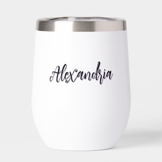 Witch Personalized Halloween Black Purple (背面)