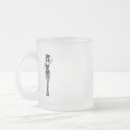 witch pin up glass  フロストグラスマグカップ