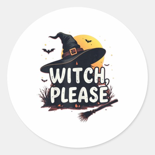 Witch Please  ラウンドシール (正面)