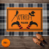 Witch Please - Funny Halloween  ドアマット