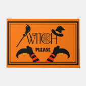 Witch Please - Funny Halloween  ドアマット (正面)