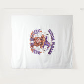 Witch Please Highland Cow Halloween タペストリー (正面(横))