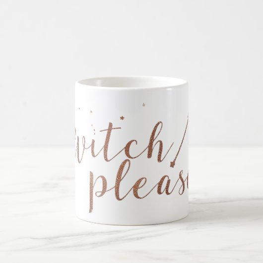 Witch Please Mug | Funny Minimalist Halloween Cup コーヒーマグカップ (中央)
