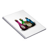 Witch Potion Bottles ノートブック (右側)