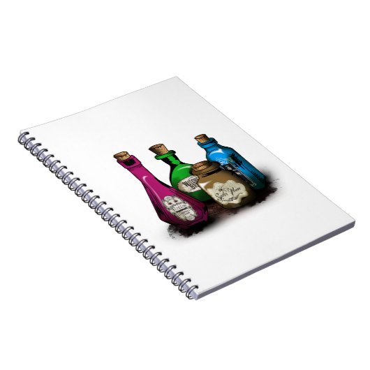 Witch Potion Bottles ノートブック (右側)
