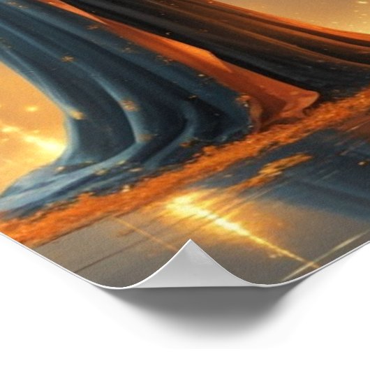 Witch Queen – Halloween Alphabet Wall Art Poster ポスター (角)