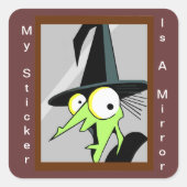 Witch Reflectionシール スクエアシール (正面)