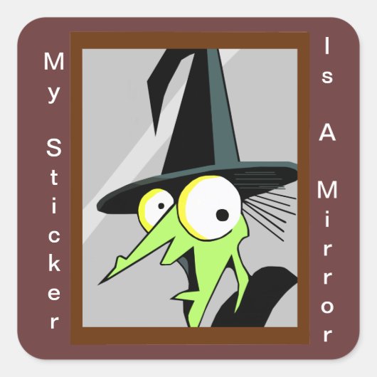 Witch Reflectionシール スクエアシール (正面)