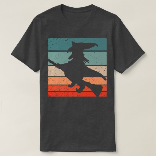 Witch Retro Style Vintage 653 Tシャツ (デザイン正面)