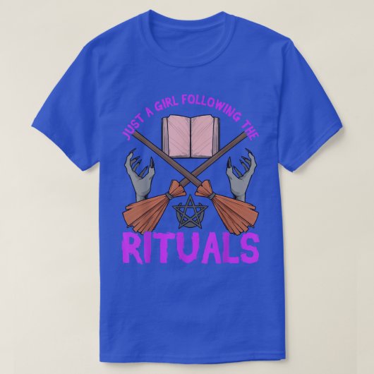 Witch Ritual Magic Spells Witchcraft Spellbook Wic Tシャツ (デザイン正面)