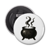 Witch’s Brew – Minimalist Halloween Cauldron on  栓抜き (正面)