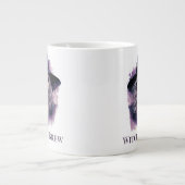 Witch’s Brew – Purple Witch Art Halloween ジャンボコーヒーマグカップ (正面)