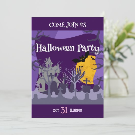 Witch’s Fur-miliar Halloween Party 招待状 (スタンド正面)