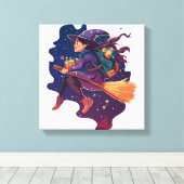 Witch�s Potion Delivery キャンバスプリント (インサイチュ (ウッドフロア))