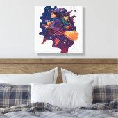 Witch�s Potion Delivery キャンバスプリント (インサイチュ (寝室))