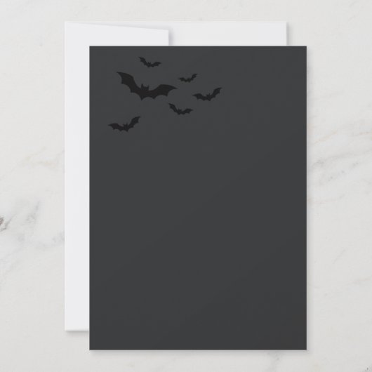 Witch’s Spell Halloween Party Invitation 招待状 (裏面)