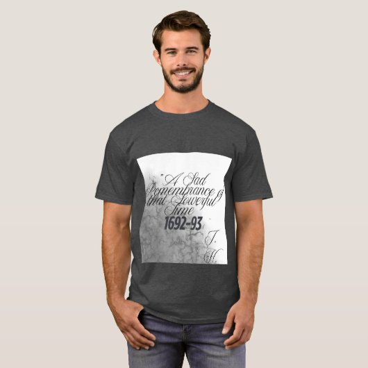 Witch Shirt Salem Historical Quote Tシャツ (正面フル)