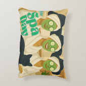 Witch Spa Day Funny Humor  アクセントクッション (裏面(縦))