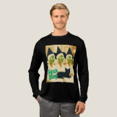 Witch Spa Day Funny Humor  トライブレンドＴシャツ (正面全体)
