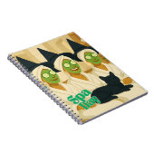 Witch Spa Day Funny Humor  ノートブック (右側)