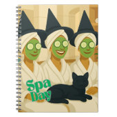 Witch Spa Day Funny Humor  ノートブック (正面)