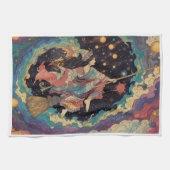 Witch tea towel キッチンタオル (横)