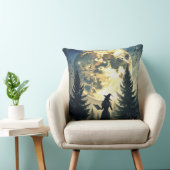 Witch Under Full Moon Enchanted Night クッション (椅子)